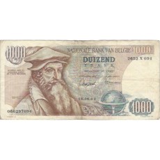 Bélgica 1000 Francs 1961-75